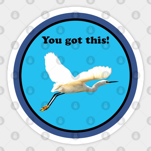 Birds of Encouragement Sticker by Suncatcher Photos - Apparel - Home Decor